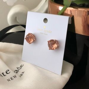🎀 Kate Spade ♠️ Light Peach Gumdrop Earrings